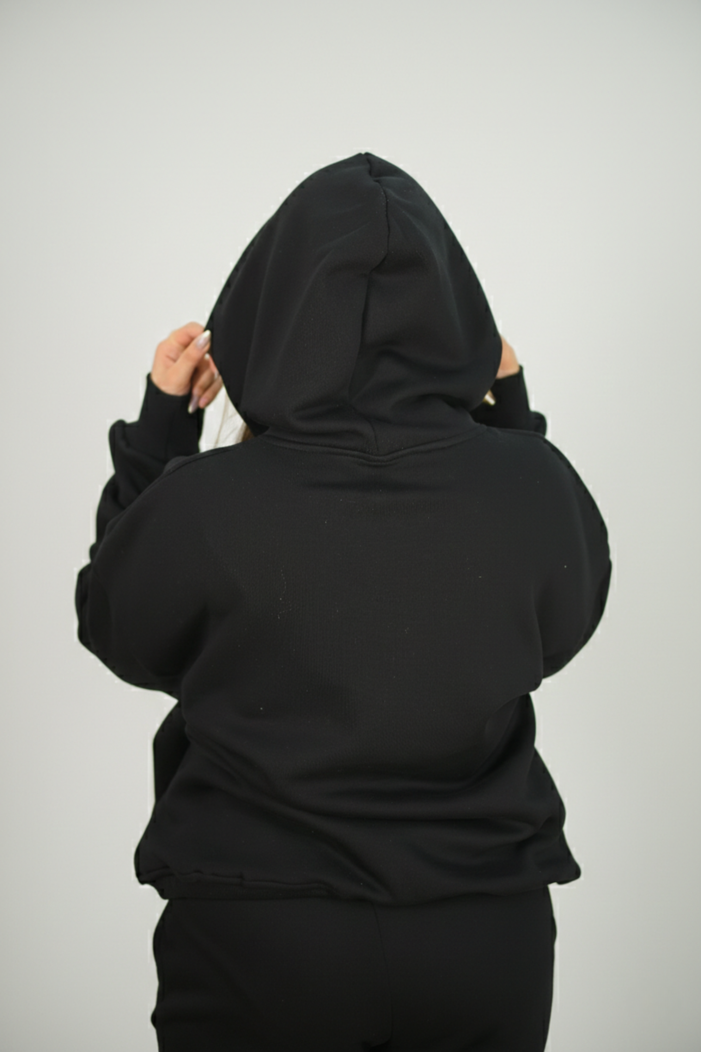 Black Hoodie Set