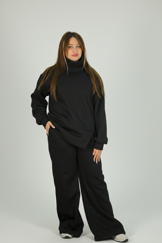 Black High-necked Set