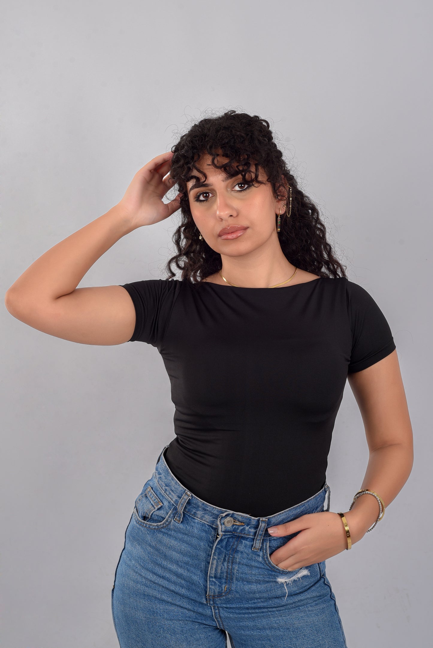 Short Sleeve Basic Top