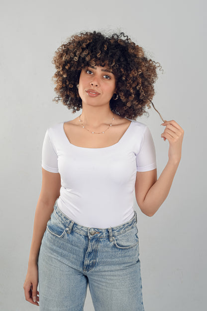 Short Sleeve Basic Top