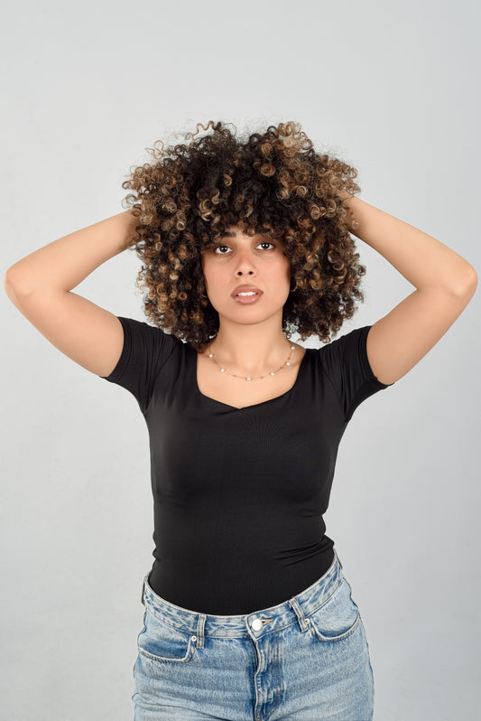 Short Sleeve Basic Top
