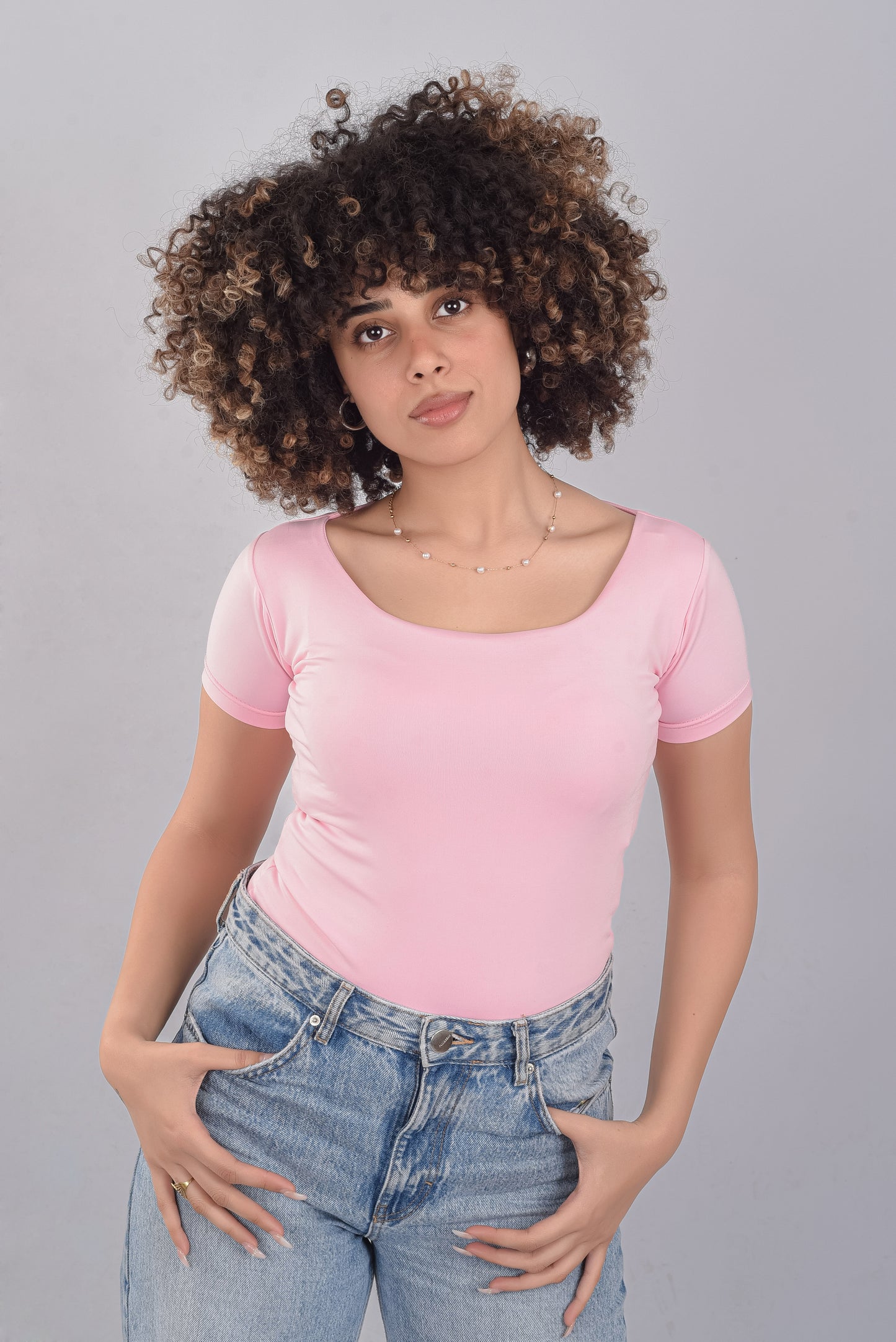Short Sleeve Basic Top