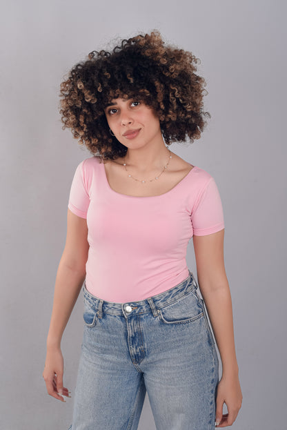 Short Sleeve Basic Top