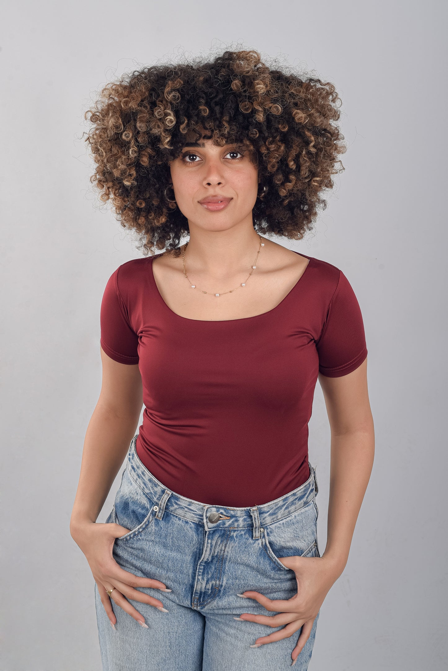 Short Sleeve Basic Top