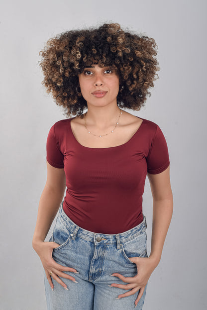 Short Sleeve Basic Top