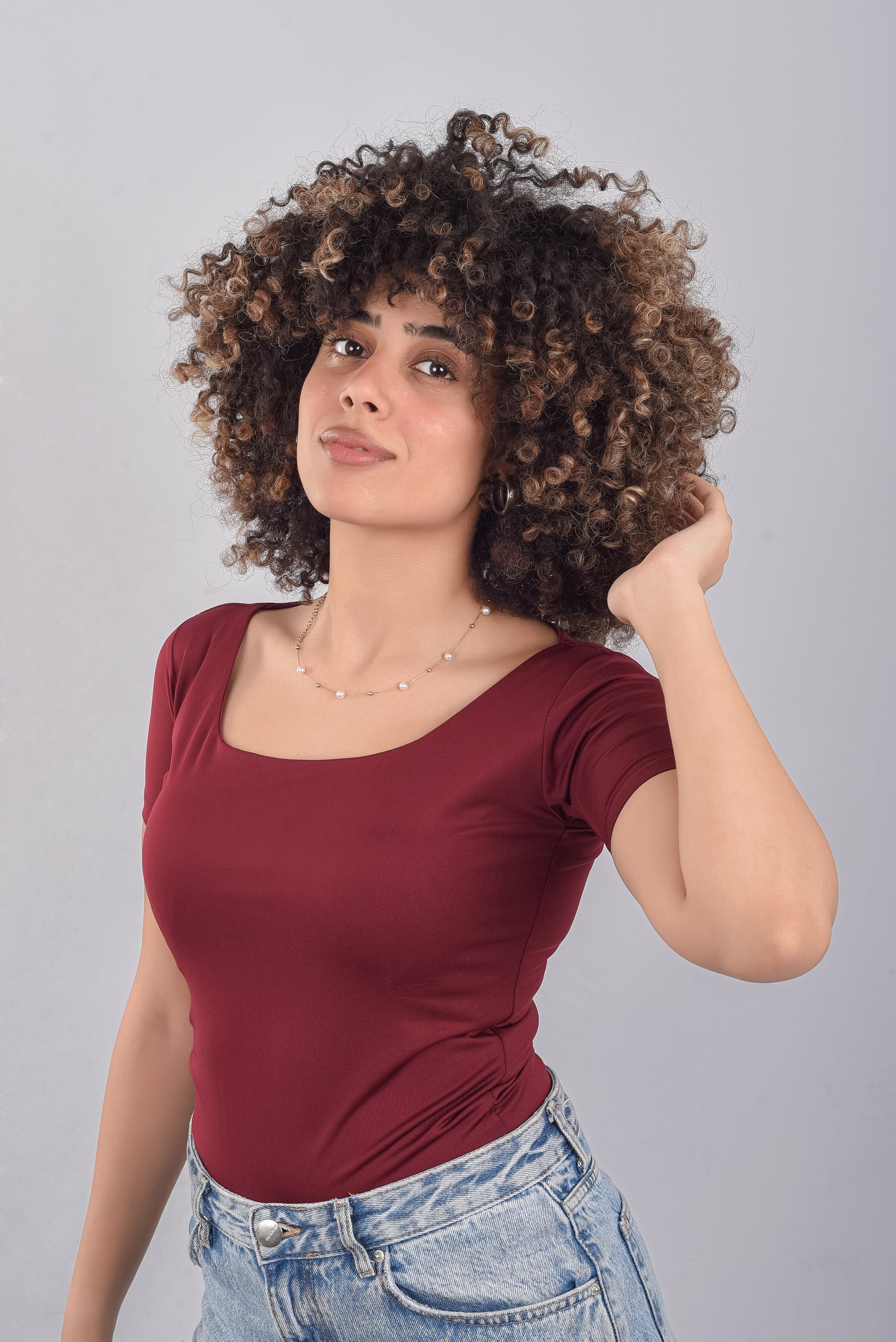 Short Sleeve Basic Top