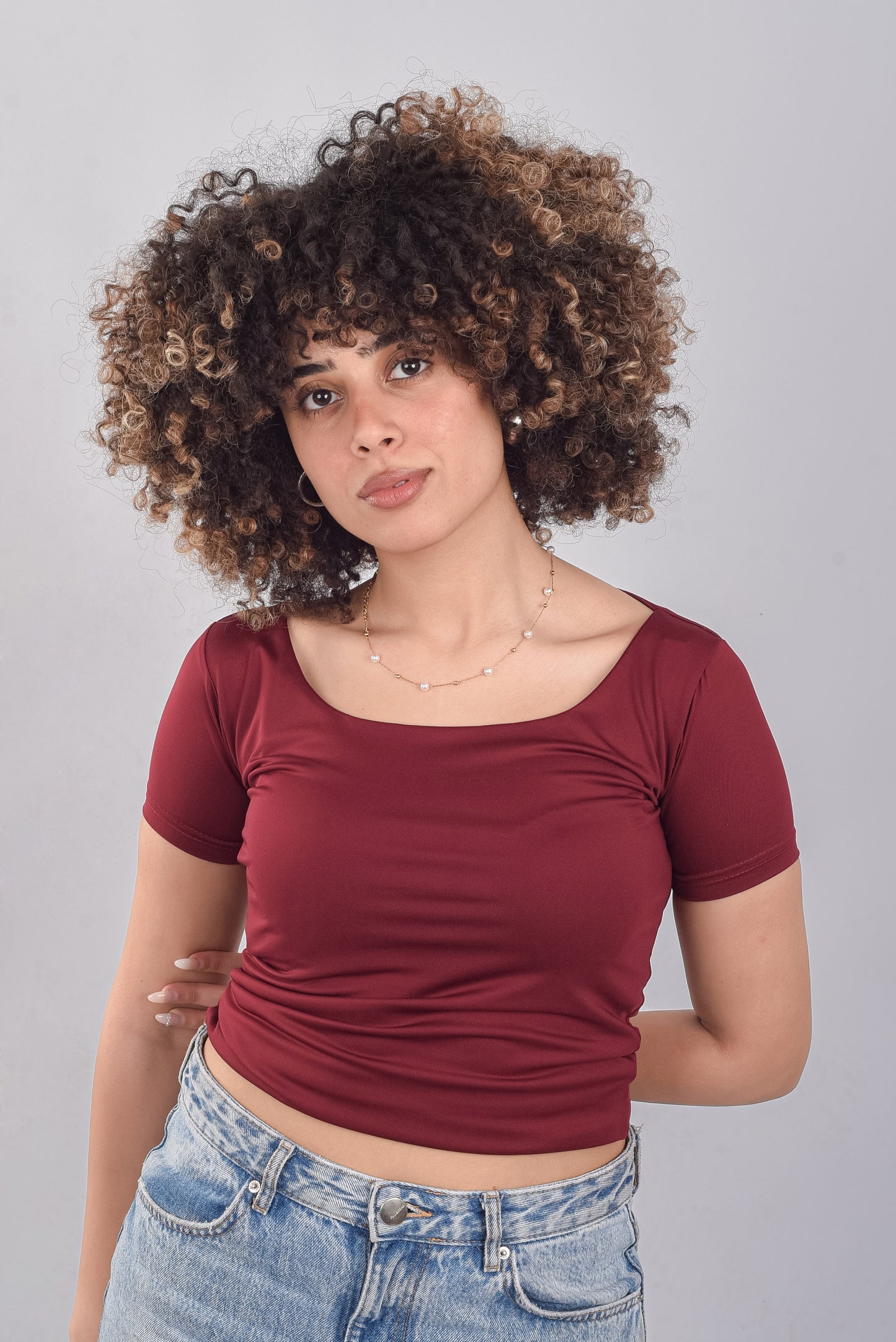 Short Sleeve Basic Top